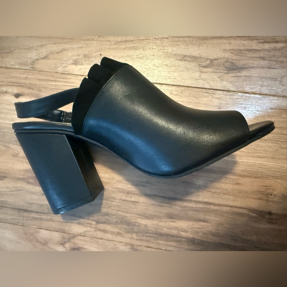 Black Women's Block Heel Shoes NWT